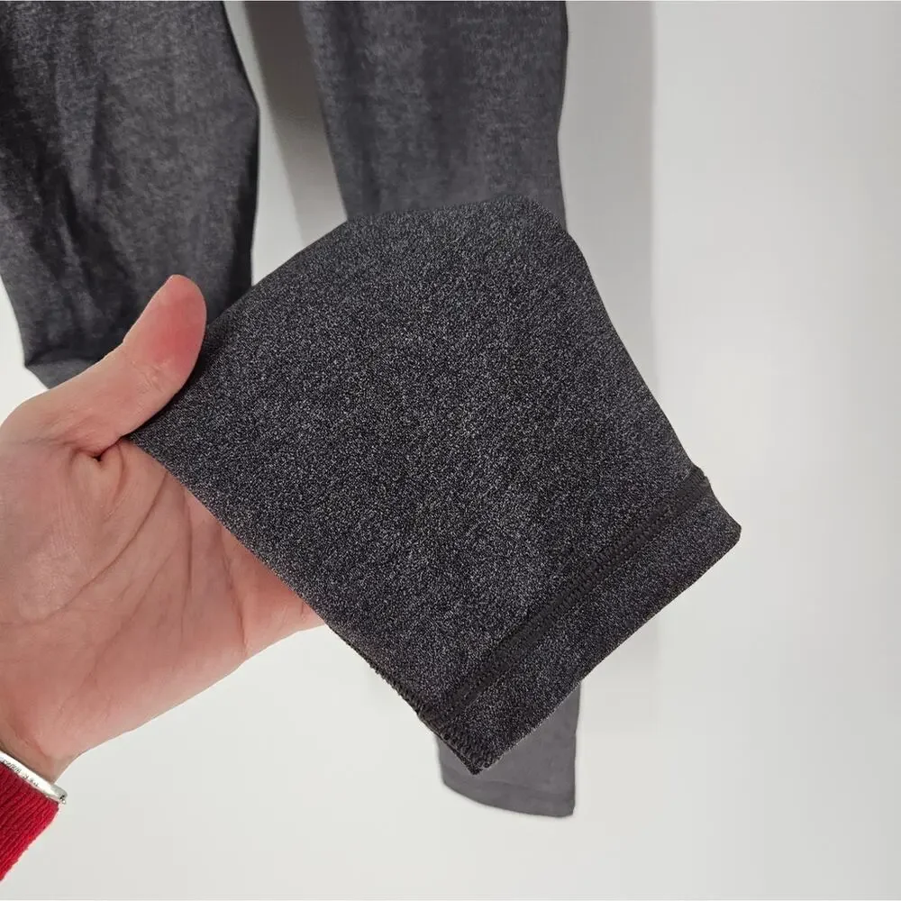 Lululemon Heathered Black Train Times 7/8 25